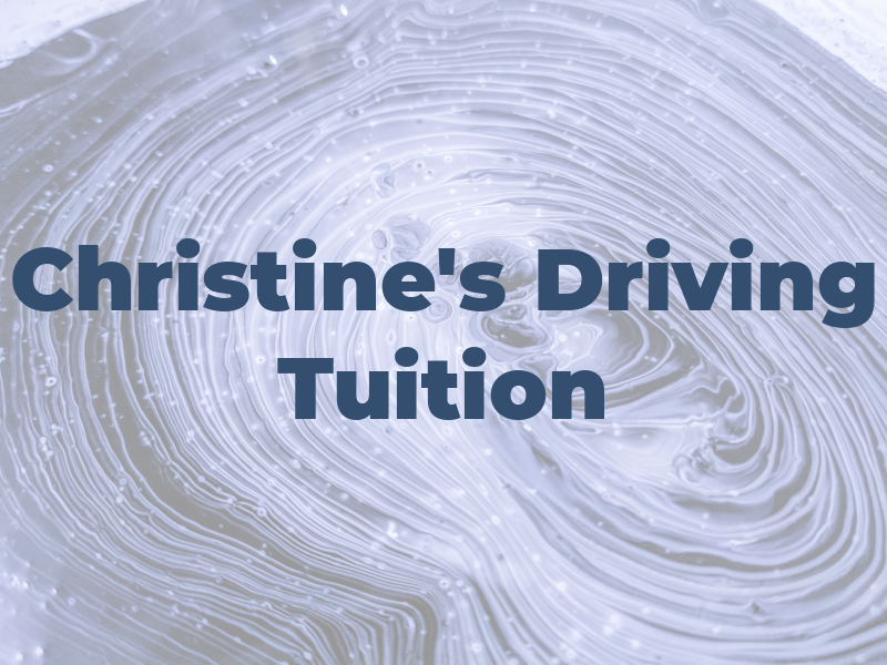 Christine's Driving Tuition