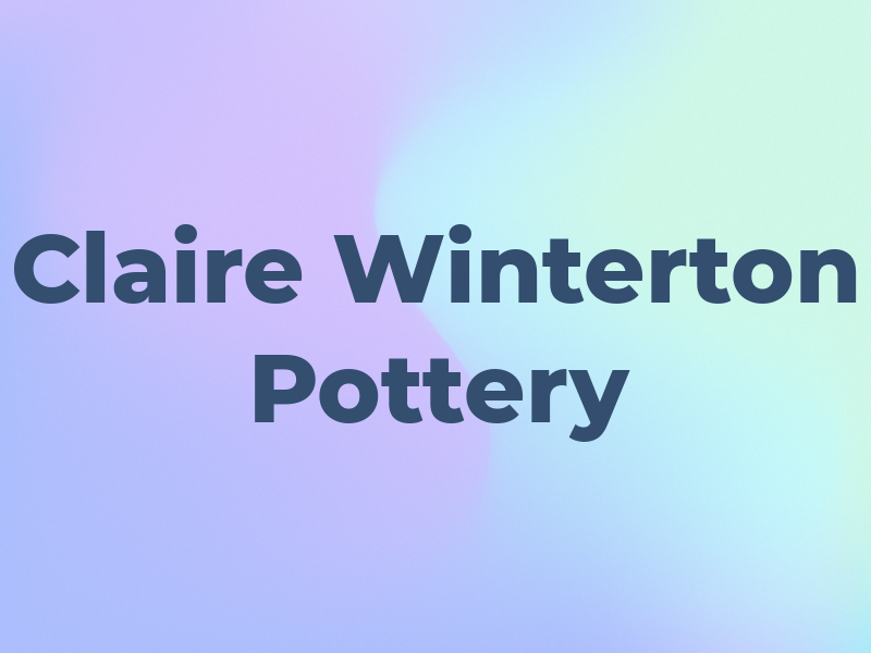 Claire Winterton Pottery