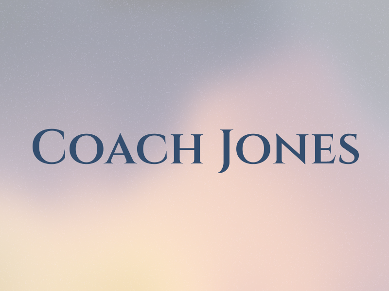 Coach Jones