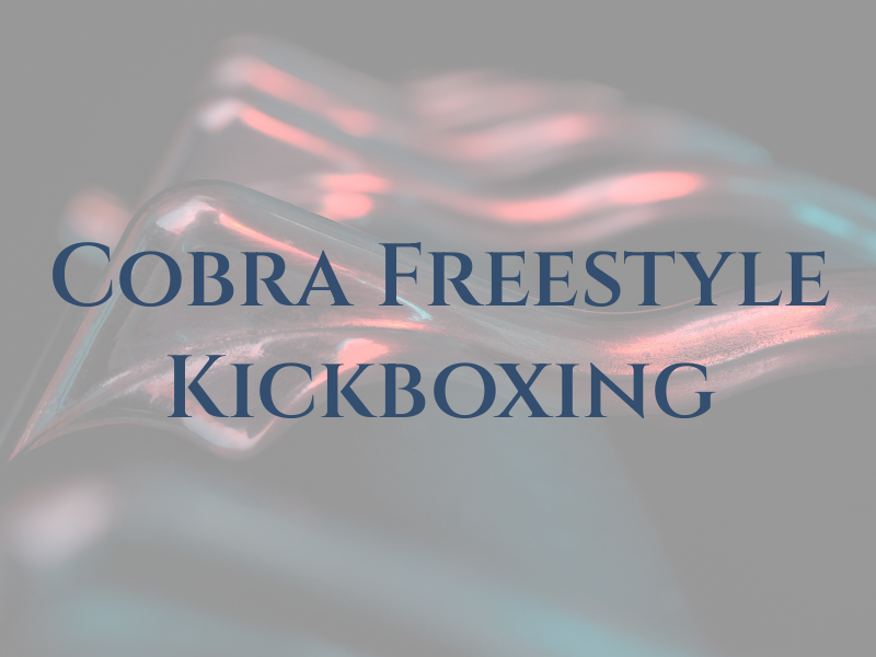 Cobra Freestyle Kickboxing