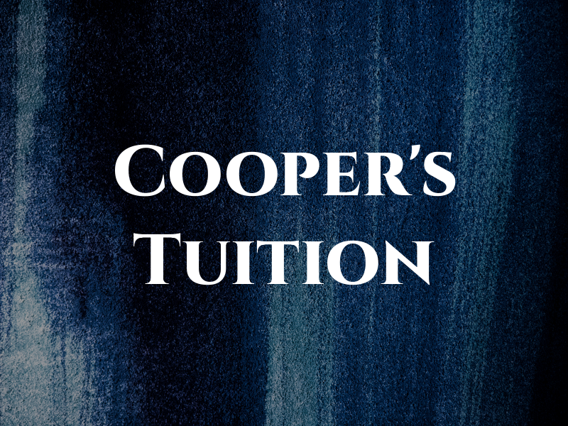 Cooper's Tuition