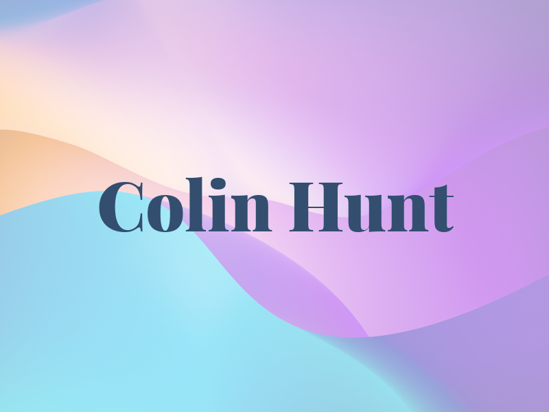 Colin Hunt
