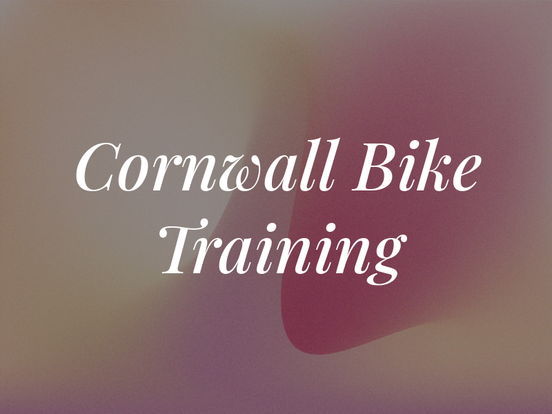 Cornwall Bike Training