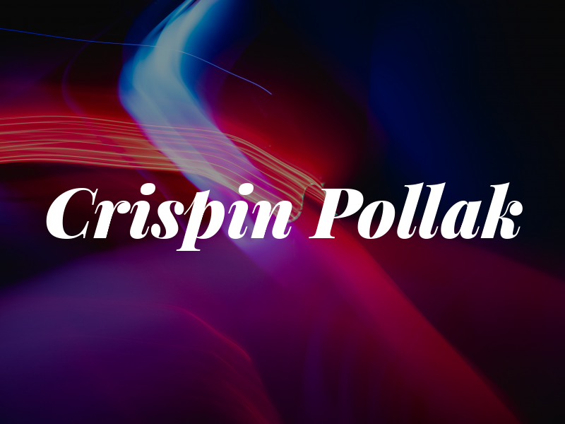 Crispin Pollak