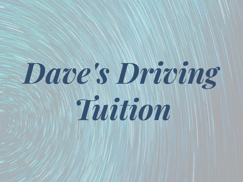 Dave's Driving Tuition