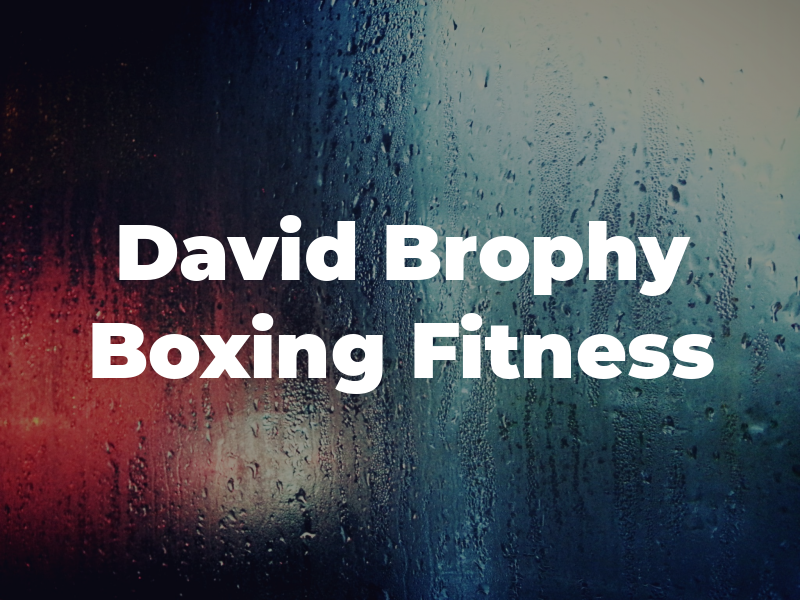 David Brophy Boxing and Fitness