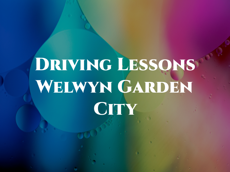 Driving Lessons Welwyn Garden City