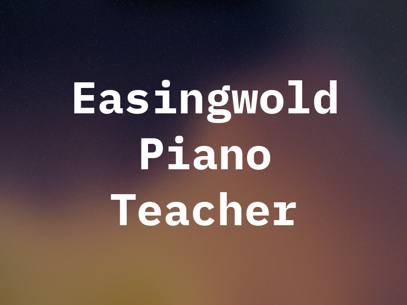 Easingwold Piano Teacher