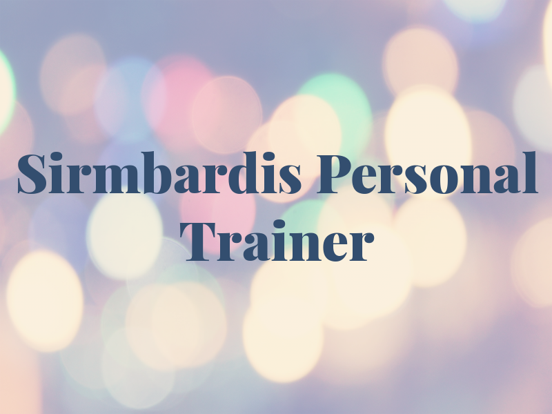 Ed Sirmbardis Personal Trainer