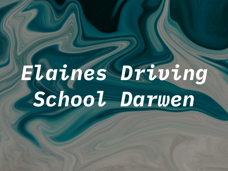 Elaines Driving School Darwen