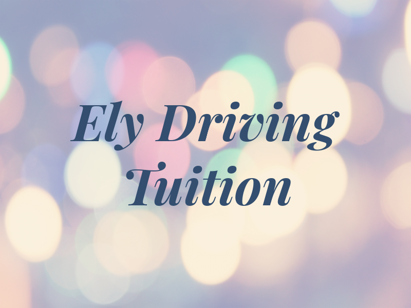 Ely Driving Tuition