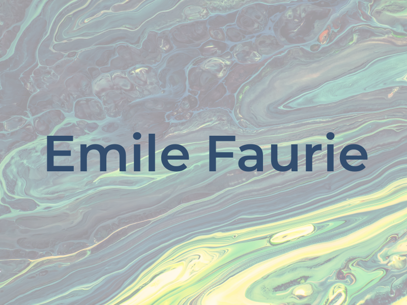 Emile Faurie
