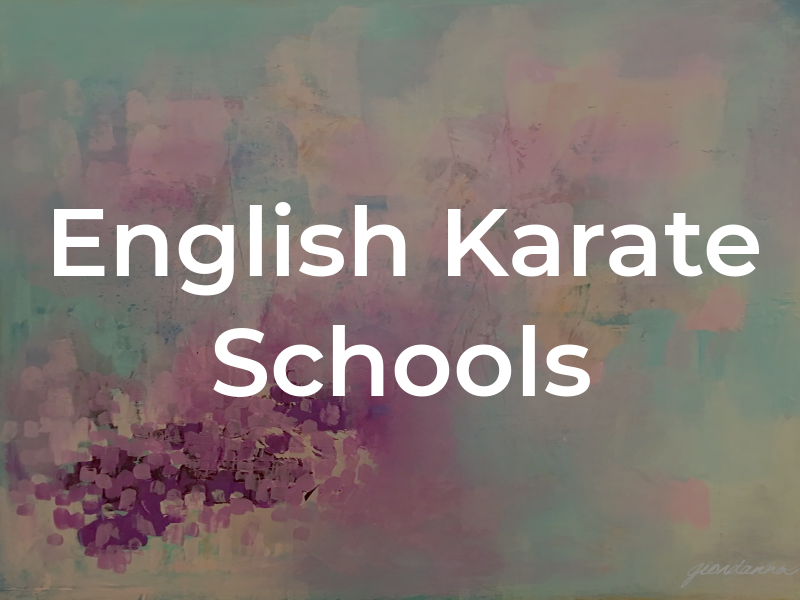 English Karate Schools