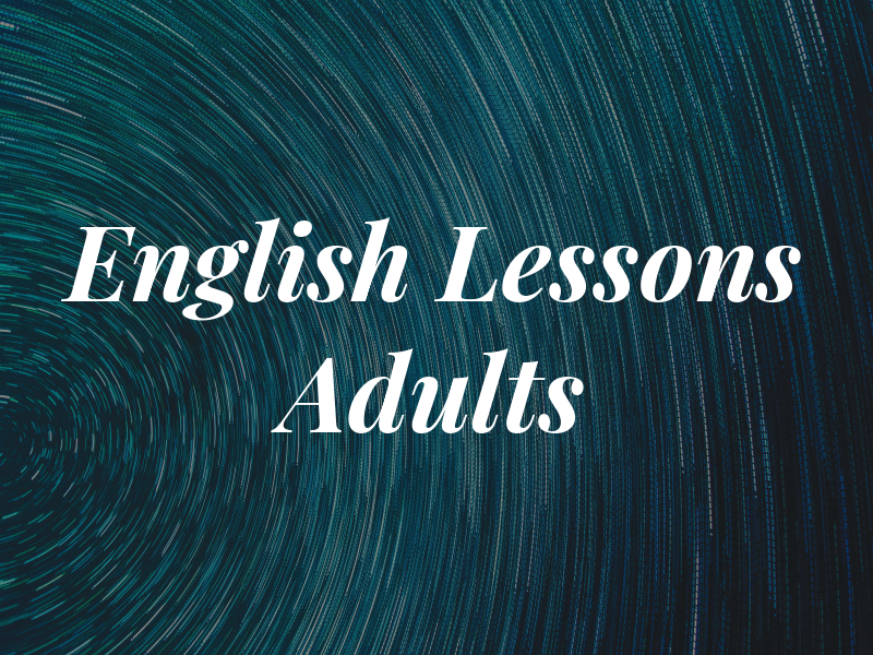 English Lessons For Adults