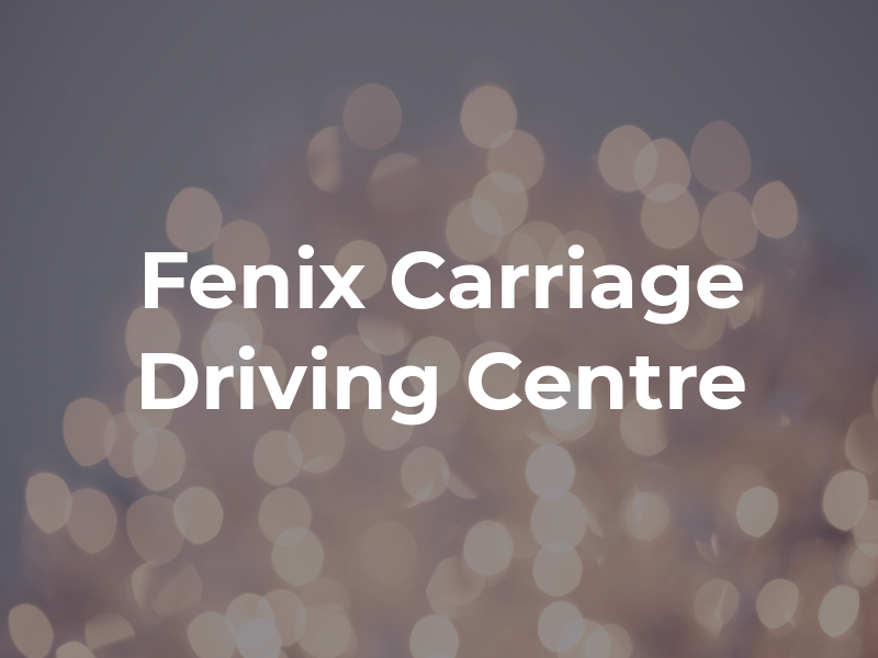 Fenix Carriage Driving Centre