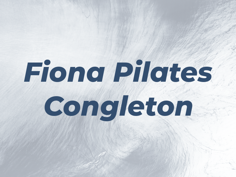 Fiona Pilates Congleton