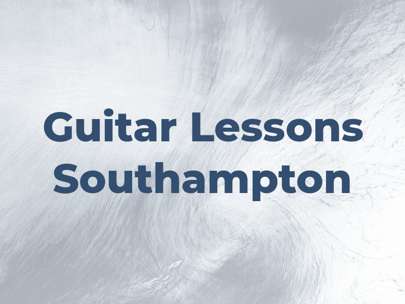 Guitar Lessons Southampton