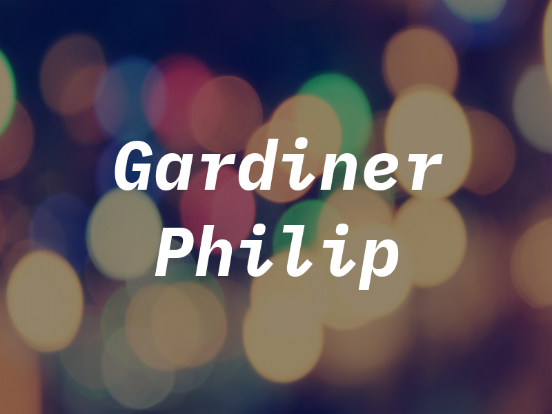 Gardiner Philip