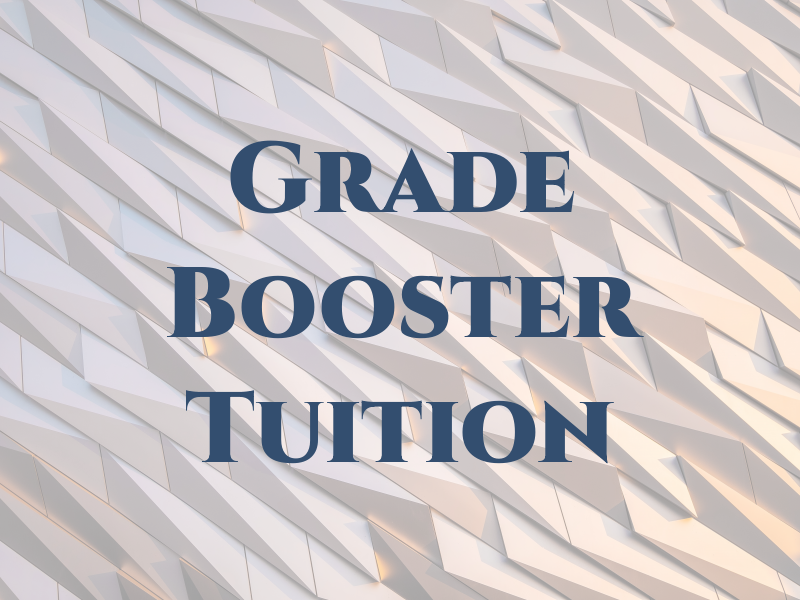 Grade Booster 101 Tuition