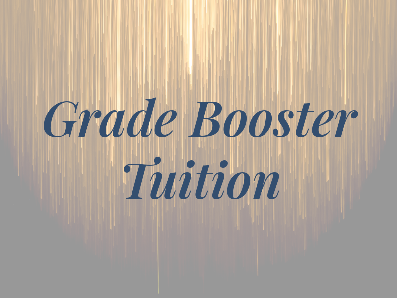 Grade Booster 101 Tuition