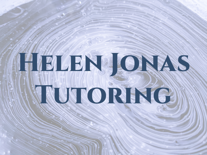 Helen Jonas Tutoring