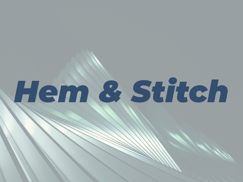 Hem & Stitch