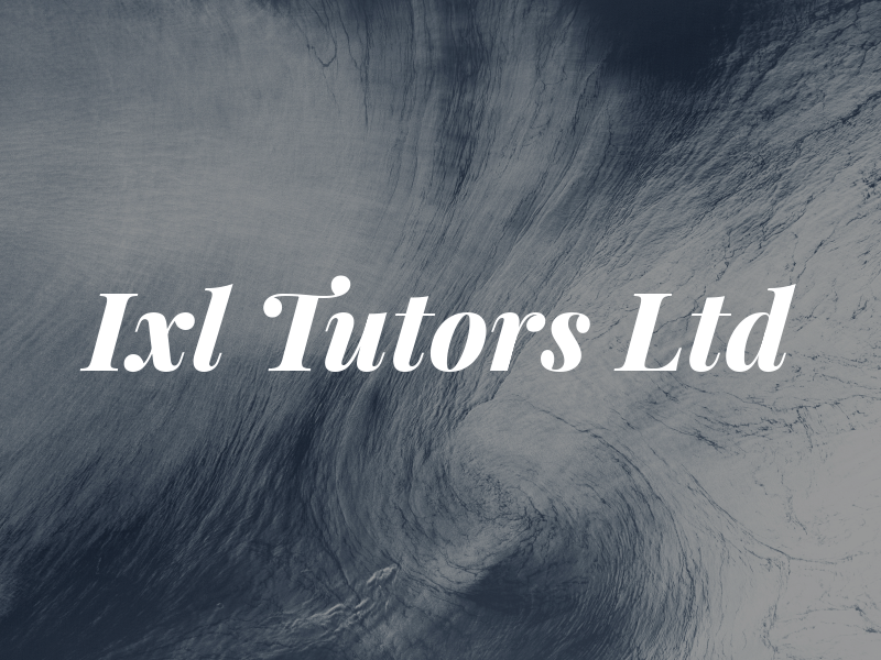 Ixl Tutors Ltd