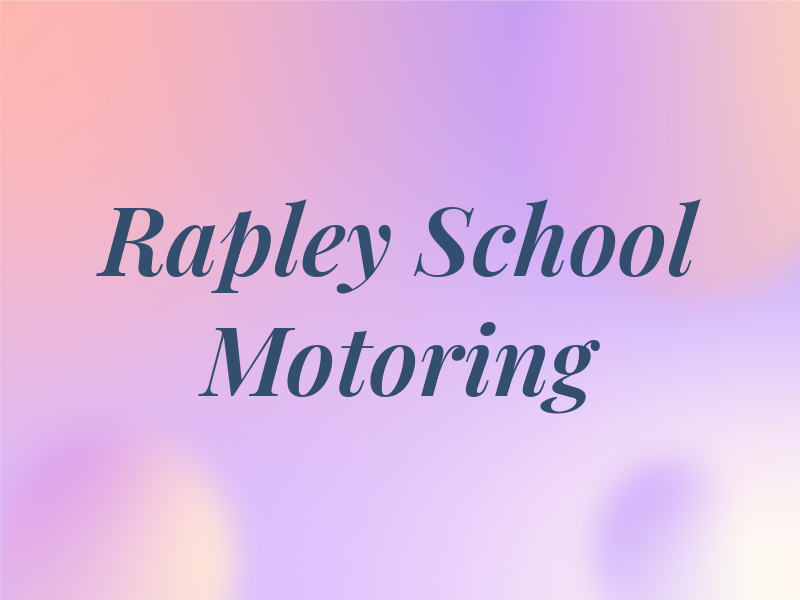 Ian Rapley School of Motoring