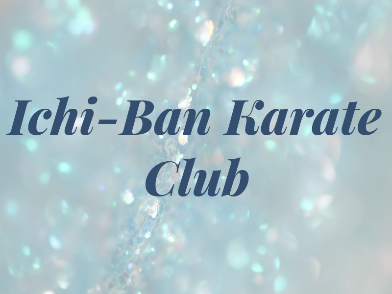 Ichi-Ban Karate Club