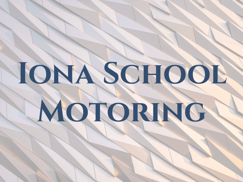 Iona School Of Motoring