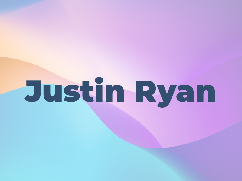 Justin Ryan