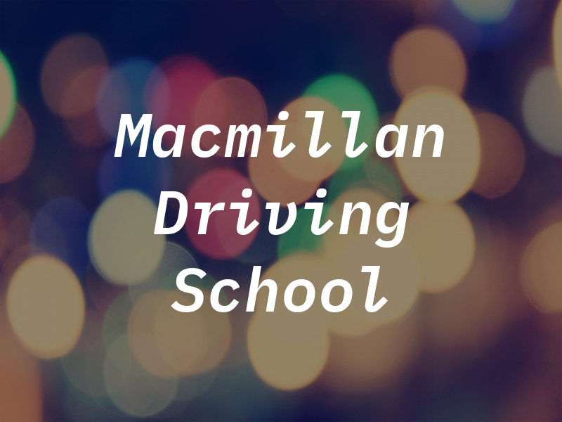 Jan Macmillan Driving School