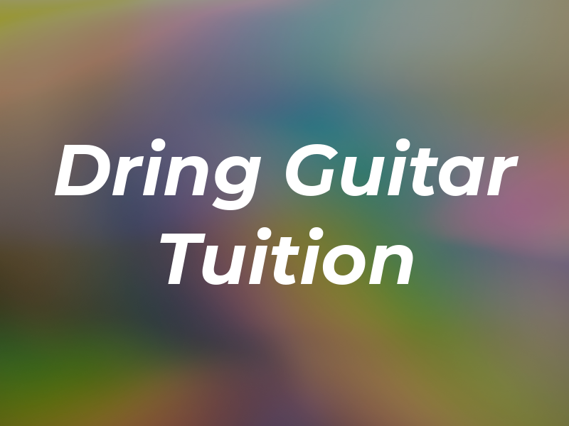 Joe Dring Guitar Tuition