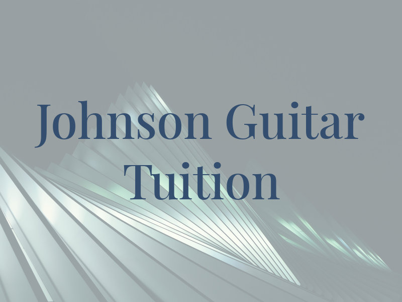 Joe Johnson Guitar Tuition