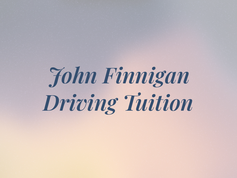 John Finnigan Driving Tuition