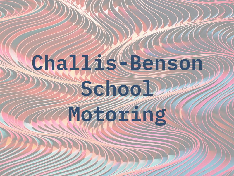 Jon Challis-Benson School of Motoring