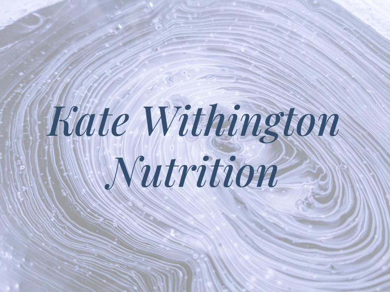 Kate Withington Nutrition