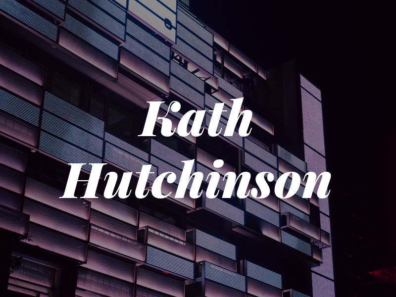 Kath Hutchinson