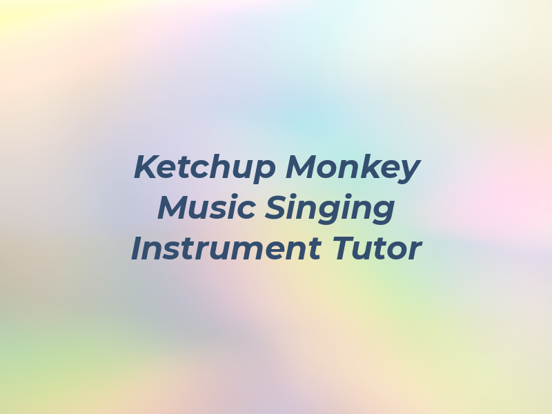 Ketchup Monkey Music Singing Instrument Tutor