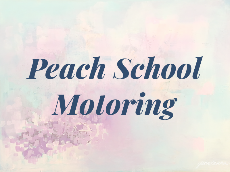 L Peach School of Motoring