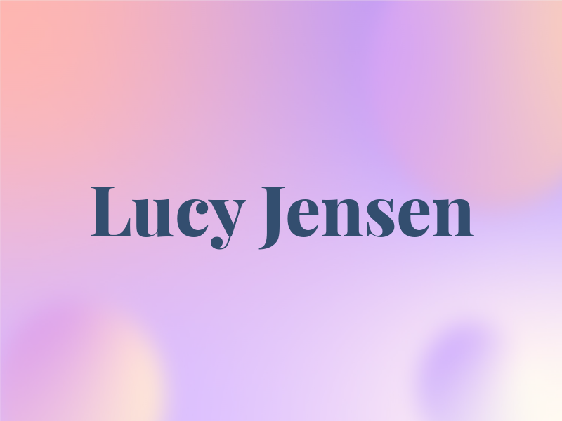 Lucy Jensen