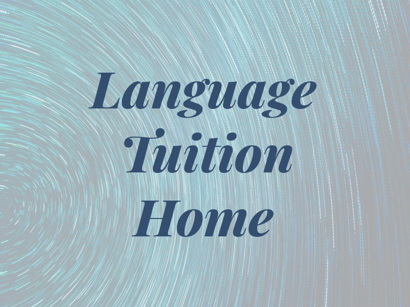 Language Tuition At Home