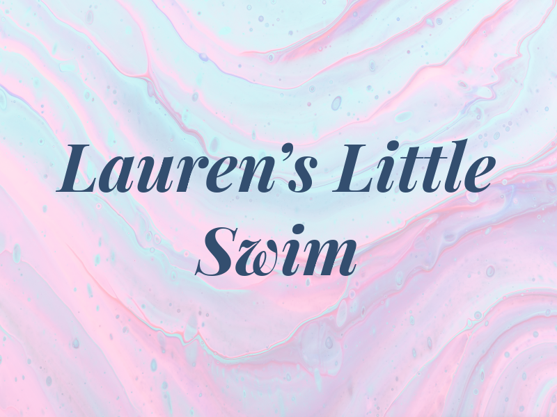 Lauren's Little Big Swim