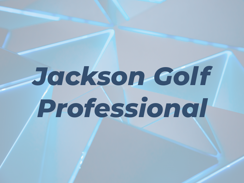 Lee Jackson Golf Professional