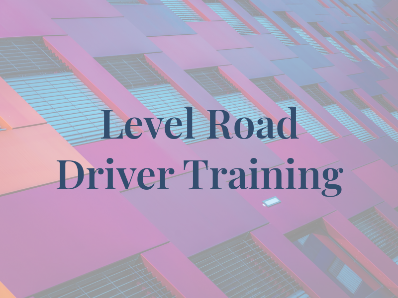 Level Road Driver Training