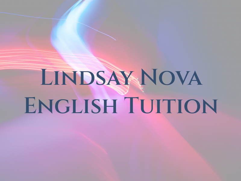 Lindsay Nova English Tuition