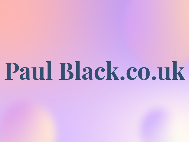 Paul Black.co.uk