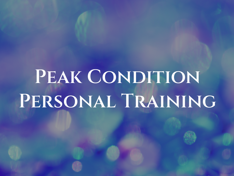 Peak Condition Personal Training