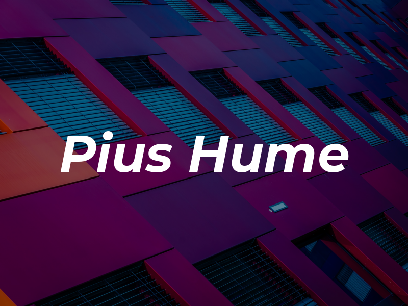Pius Hume