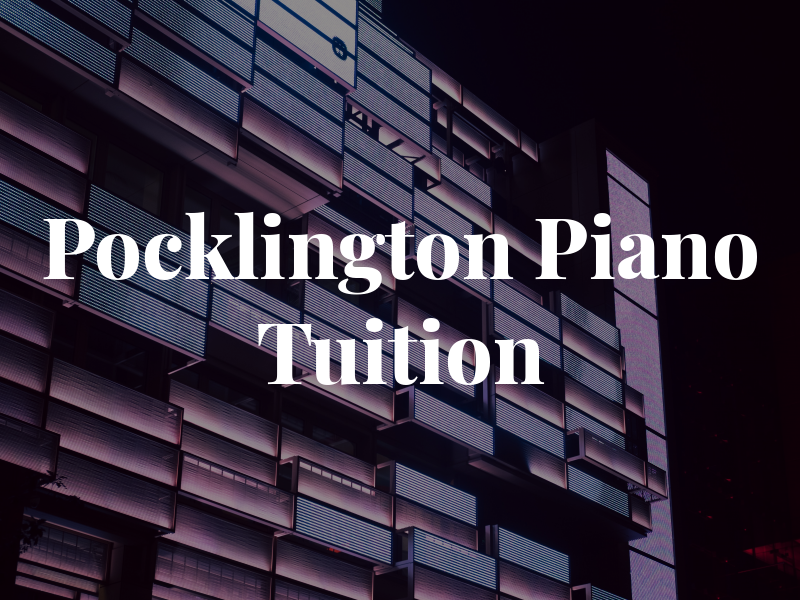 Pocklington Piano Tuition